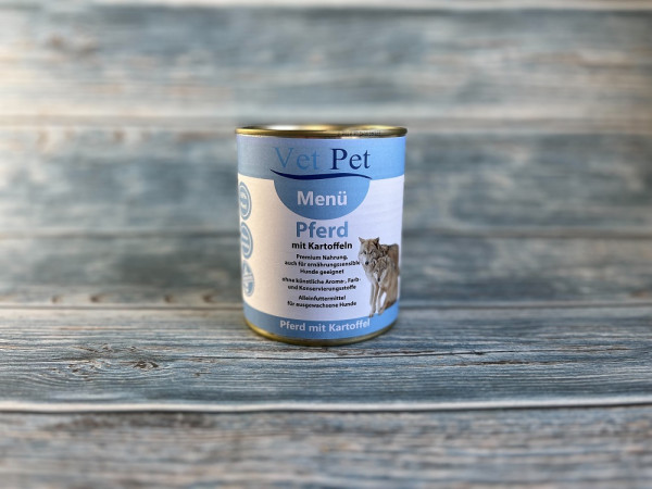 Pferd mit Kartoffeln