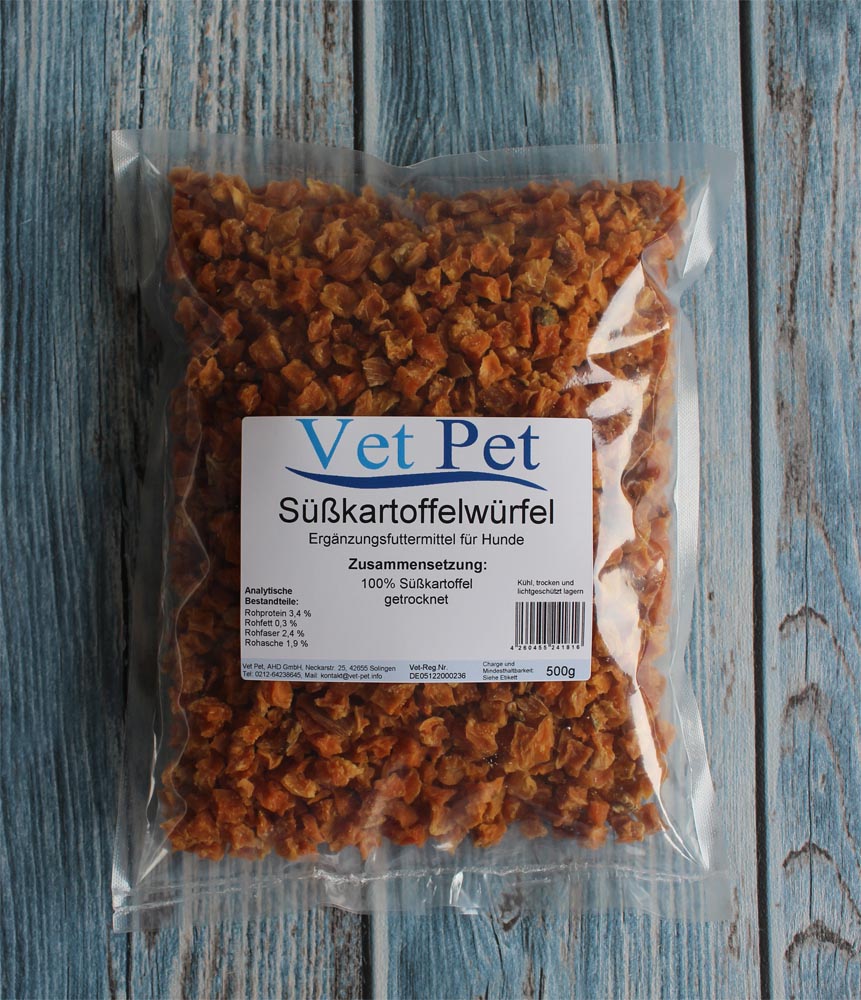 Süßkartoffelwürfel