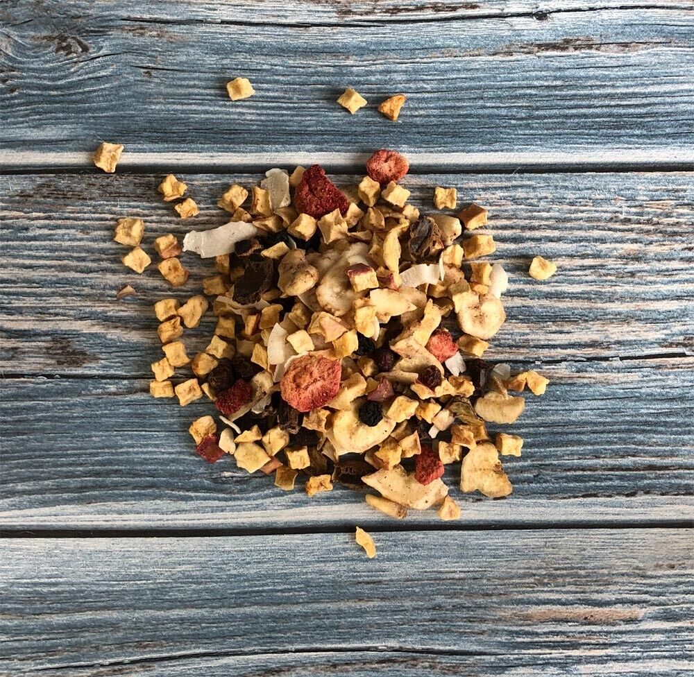 Obstflocken Hund