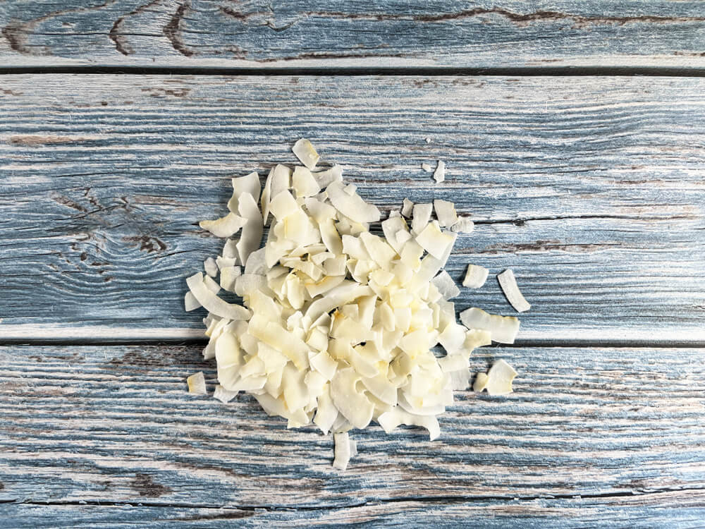 Kokoschips getrocknet