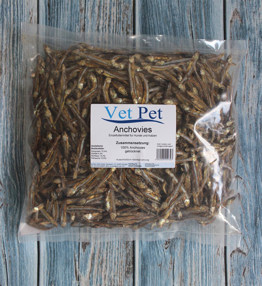 Trockenfisch für Hunde und Katzen